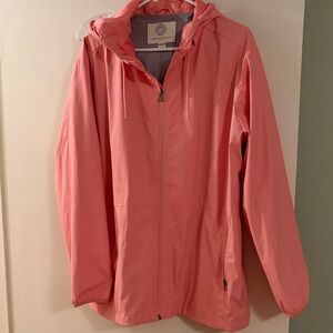 Weatherproof Coral Hooded Shell Jacket
